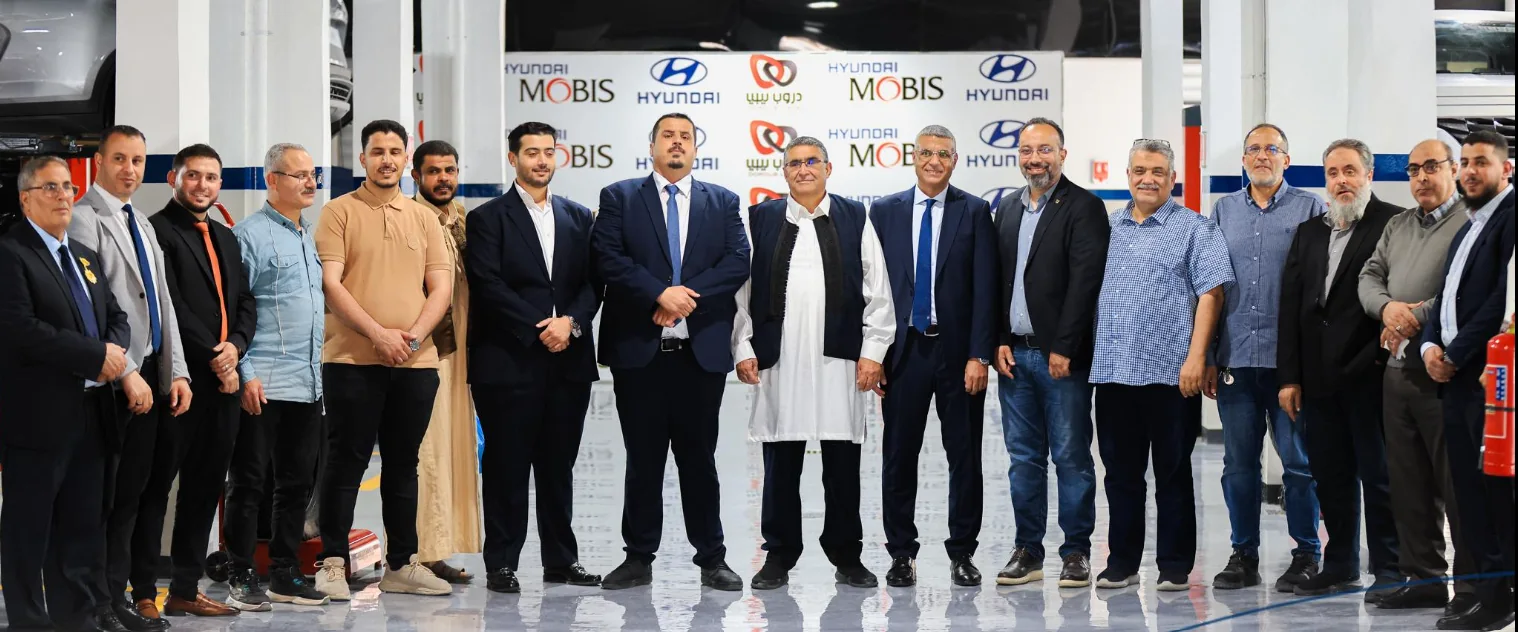 Doroub Libya team and Hyundai vehicles