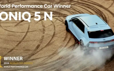 هيونداي أيونيك فايف أن تنطلق للفوز بجائزة السيارة العالمية للأداء لهذا العام